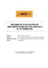 Vista preliminar de documento Informe de Evaluación de Implementación del POI 2019 - III Trimestre