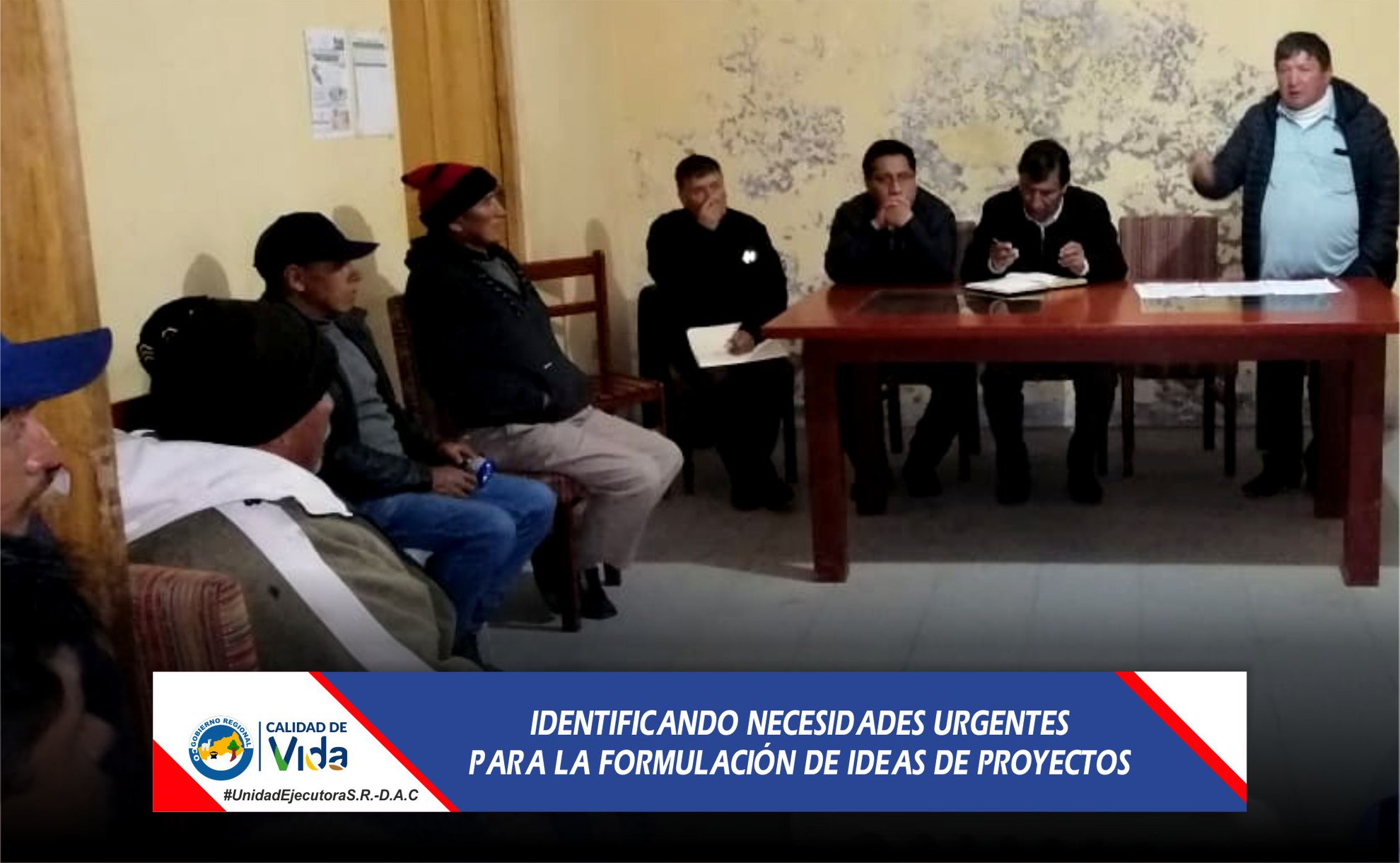 UNIDAD EJECUTORA DANIEL ALCIDES CARRIÓN DEL GOBIERNO REGIONAL DE PASCO, IDENTIFICANDO NECESIDADES URGENTES PARA LA FORMULACIÓN DE IDEAS DE PROYECTOS