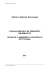 Vista preliminar de documento Evaluación del Plan Operativo Informático 2017