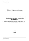 Vista preliminar de documento Evaluación del Plan Operativo Informático 2015