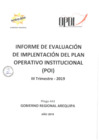 Vista preliminar de documento INFORME DE EVALUACIÓN DE POI - PLIEGO III TRIMESTRE - 2019