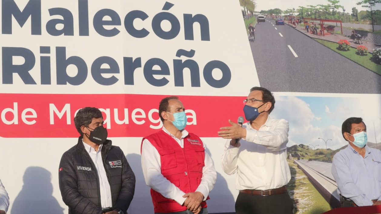 MTC suscribe contrato para la ejecución del malecón ribereño de Moquegua