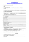 Vista preliminar de documento 2019 SOLICITUD DE INSCRIPCIÓN