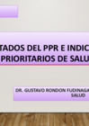 Vista preliminar de documento 2018 EXP. PRESUPUESTOS POR RESULTADOS SALUD E INDICADORES PRIORITARIOS