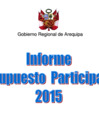 Vista preliminar de documento 2016 INFORME PRESUPUESTO PARTICIPATIVO 2015