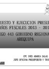 Vista preliminar de documento 2015 Informe de Ejecución Presupuestal 2013-2014