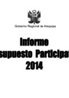 Vista preliminar de documento 2015 Informe Presupuesto Participativo 2014