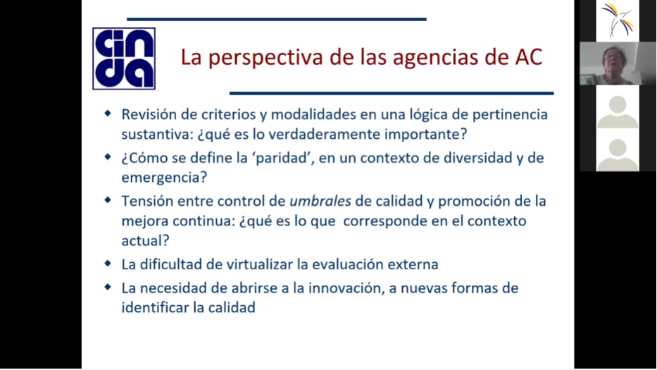 Evaluación externa debe considerar diversidad de escenarios y el contexto de la nueva normalidad