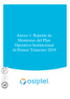 Vista preliminar de documento Monitoreo del Plan Operativo Institucional - Primer Trimestre 2019