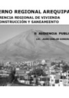 Vista preliminar de documento Gerencia Regional de Vivienda - Audiencia 02