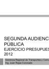 Vista preliminar de documento Gerencia Regional de Transportes y Comunicaciones - Audiencia 02