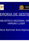 Vista preliminar de documento Biblioteca Regional Mario Vargas Llosa - Audiencia 02