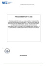 Vista preliminar de documento Procedimiento Convocatoria Proveedores NEC - MINEDU