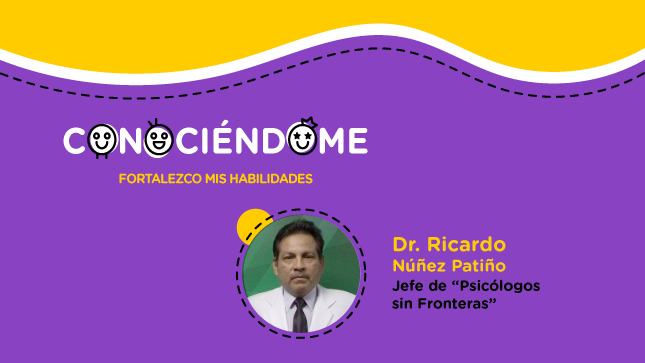 Imagen del Dr. Ricardo Nuñez Patiño, expositor del tercer taller Conociendome.