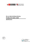 Vista preliminar de documento PLAN DE ESTRATEGIA PUBLICITARIA 2020 CON FIRMA