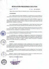 Vista preliminar de documento Resolución de Presidencia Ejecutiva