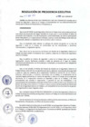 Vista preliminar de documento Resolución de Presidencia Ejecutiva