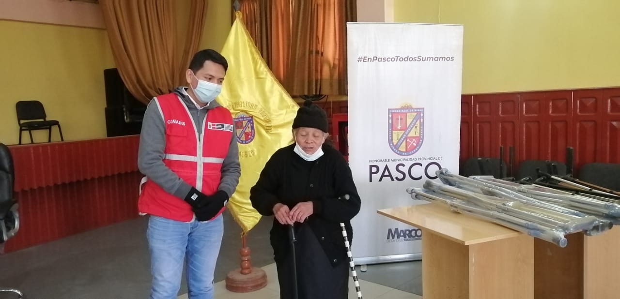 beneficiaria con discapacidad