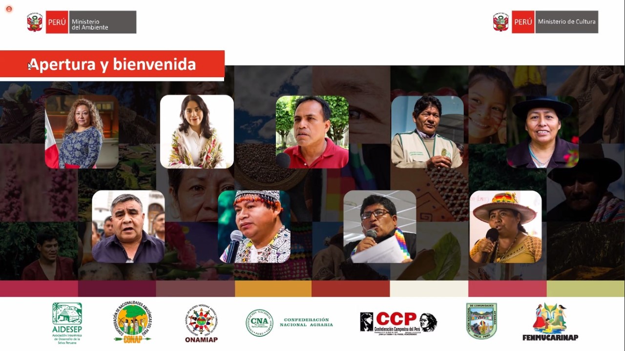 Ministerio de Cultura: Plataforma de los Pueblos Indígenas para enfrentar cambio climático es un espacio permanente de articulación con el Estado
