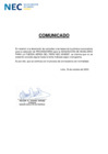 Vista preliminar de documento Comunicado NEC MINDEF-FAP Mobiliario - Absolucición_Consultas_1ra_Conv_Proveedores.pdf