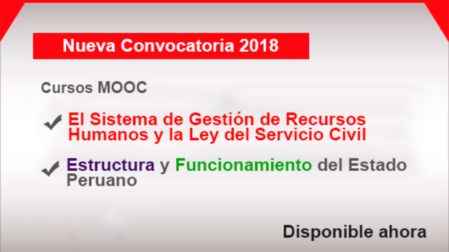 SERVIR inicia cursos MOOC para todo el país