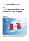 Vista preliminar de documento Perú: la reputación de una nación 199 años después