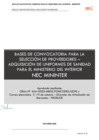Vista preliminar de documento NEC MININTER - Bases_Convoc_Proveedores Uniformes SANIDAD.pdf