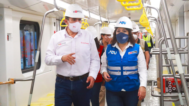 Línea 2 del Metro de Lima y Callao inició fase de prueba de los trenes dentro del túnel subterráneo