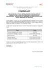 Vista preliminar de documento NEC MININTER - COMUNICADO AMPLIACIÓN PUBLICACIÓN ABSOLUCIÓN CONSULTAS PROVEEDORES ET05 - ADQUISICIÓN DE UNIFORMES DE SANIDAD.pdf