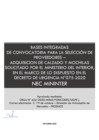 Vista preliminar de documento NEC MININTER - BASES INTEGRADAS CONVOCATORIA PROVEEDORES ET03 - ADQUISICIÓN CALZADO Y MOCHILA.pdf