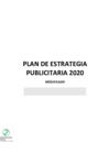 Vista preliminar de documento Plan de Estrategia Publicitaria 2020 modificado