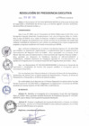 Vista preliminar de documento Resolución de presidencia ejecutiva