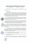 Vista preliminar de documento Resolucion de presidencia ejecutiva