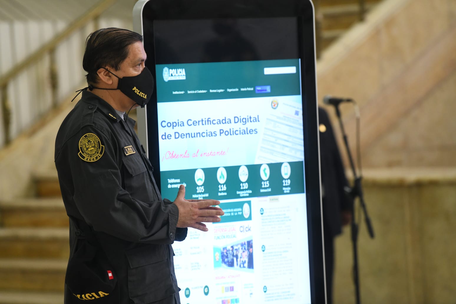 Mininter presentó servicio de copia certificada digital de denuncias policiales.