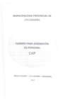 Vista preliminar de documento Cuadro para Asignación de Personal 2013
