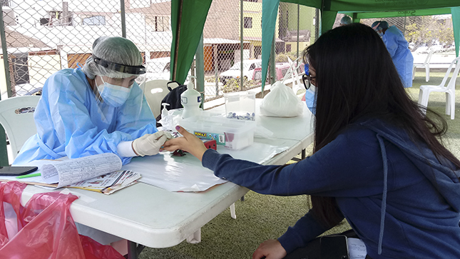 Más de 500 vecinos de Lima Sur pasan por prueba de glucosa en Semana de Lucha contra la Diabetes