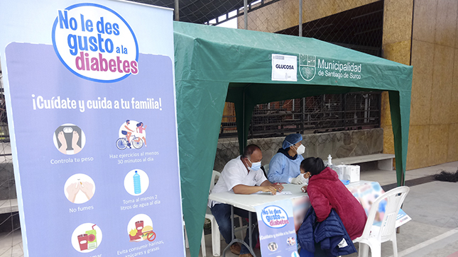 Más de 500 vecinos de Lima Sur pasan por prueba de glucosa en Semana de Lucha contra la Diabetes