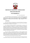 Vista preliminar de documento RD N°337-2020-MTC-16[R].pdf