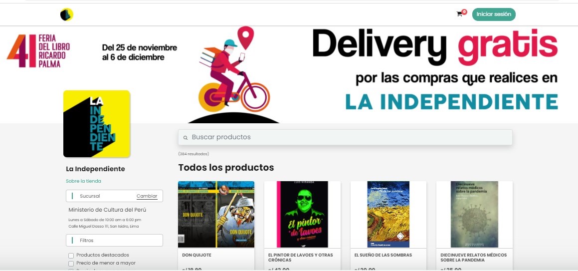 Ministerio de Cultura apuesta por la producción editorial independiente a través de su stand digital: La Independiente