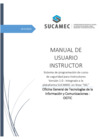 Vista preliminar de documento Manual SEL - Sistema de programación de curso de seguridad para instructores 