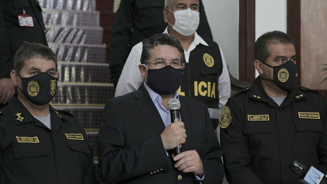 Titular del Ministerio del Interior destaca operación que permitió liquidar al Movadef, brazo político de Sendero Luminoso.