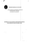 Vista preliminar de documento Informe de evaluación de implementación del POI - 2018