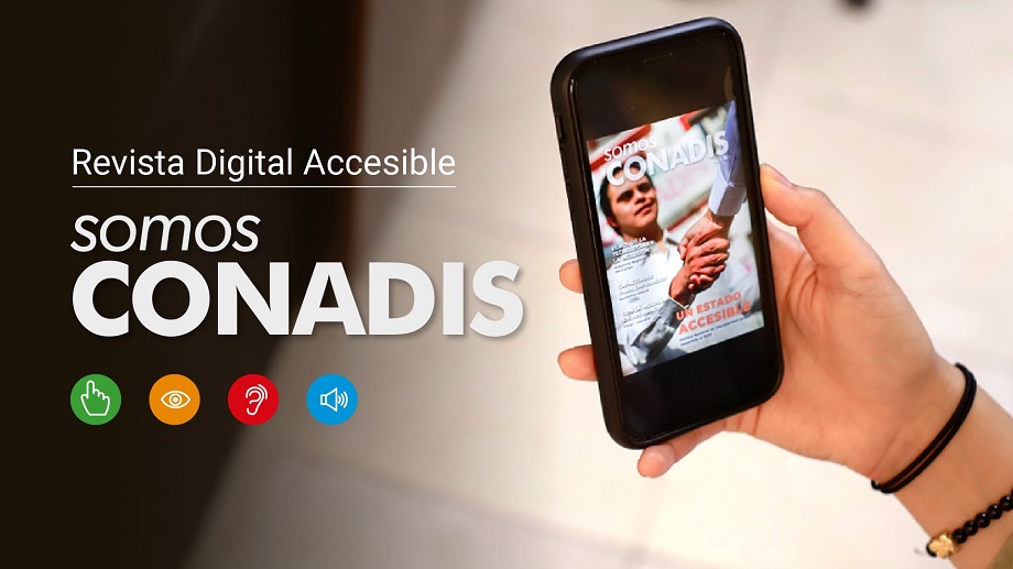 Revista revista digital y accesible "Somos Conadis" .
CONADIS presenta revista digital y accesible "Somos Conadis" para difundir acciones desde el Estado y conocer historias de éxito.