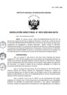 Vista preliminar de documento Resolución Directoral N° 0033-2020-INIA-DDTA