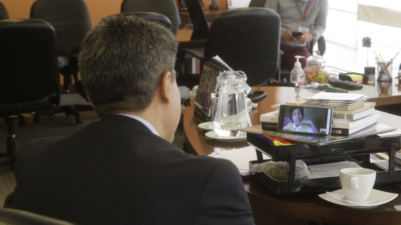 Ministro de Cultura compartió con niños y jóvenes en la inauguración del Festival Perú Lee Ayacucho