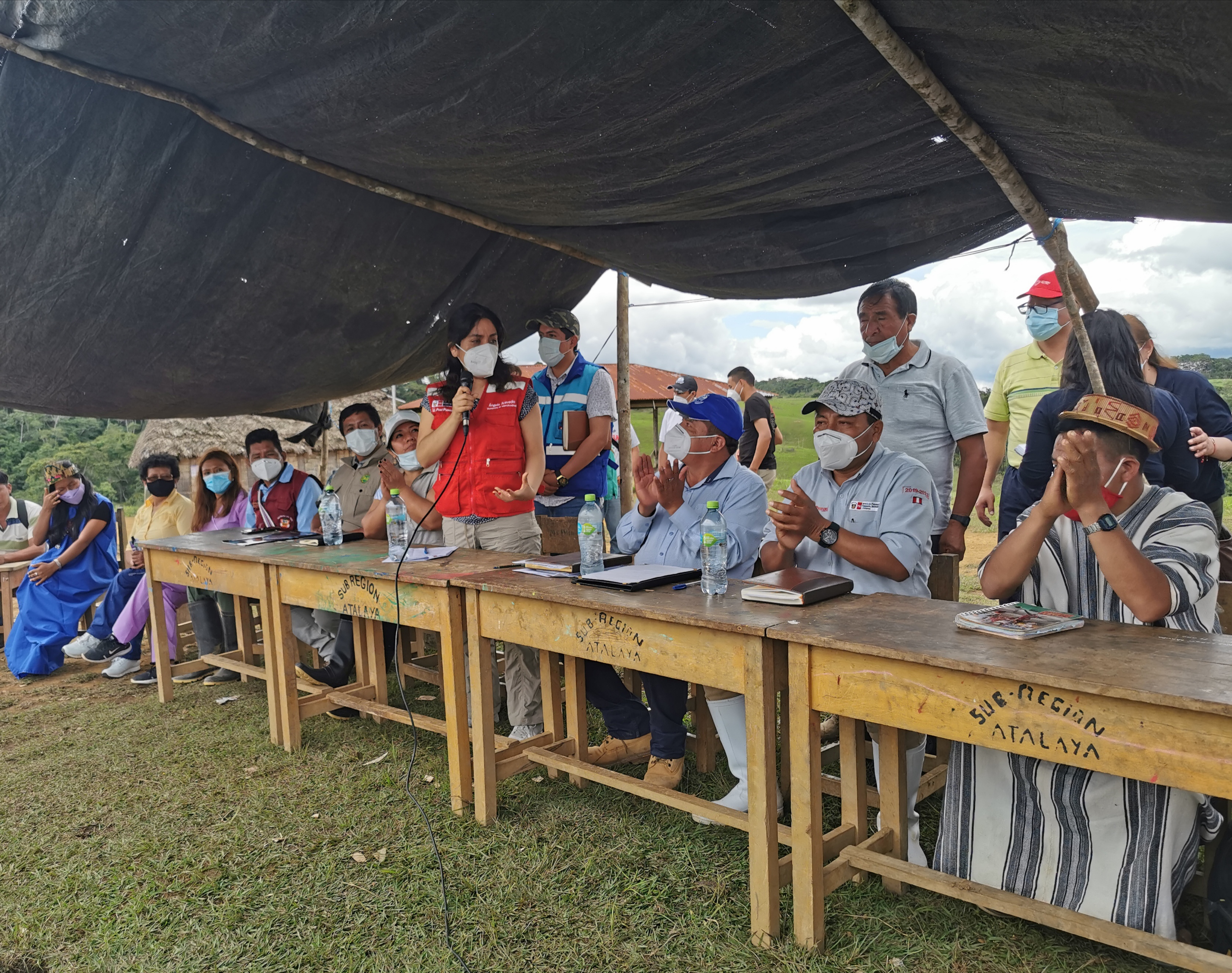 Viceministra de Interculturalidad participó de jornada de atención integral en comunidad nativa Shumahuani en la región Pasco