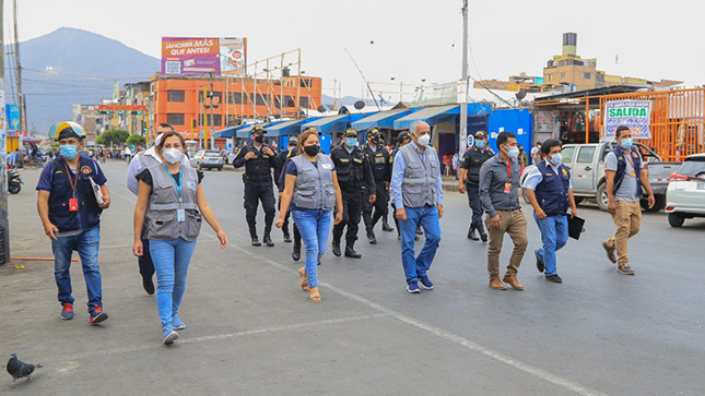 Operativos de fiscalización y prevención se desarrollan de forma articulada con la Policía Nacional y el Ministerio Público.