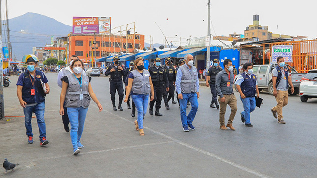 Operativos de fiscalización y prevención se desarrollan de forma articulada con la Policía Nacional y el Ministerio Público.
