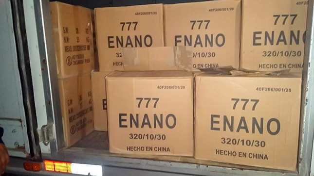 Sucamec interviene camión con dos toneladas y media de pirotécnicos sin autorización