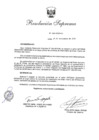 Vista preliminar de documento 090-2020-IN (Aceptar la renuncia presentada por el señor ESTEBAN SAAVEDRA MENDOZA al cargo público de confianza de Viceministro de Orden Interno del Ministerio del Interior).